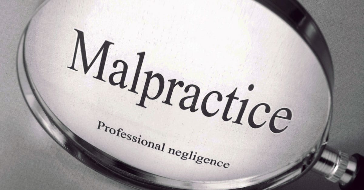 Negligence is Spelled More than Malpractice
